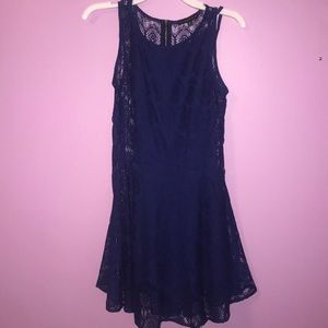 Navy blue dress